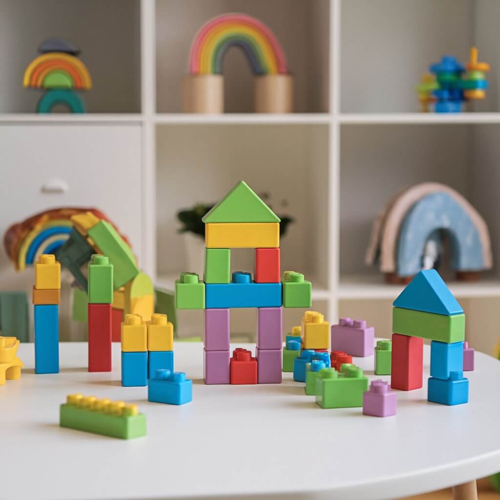 Colorful Building Blocks Set